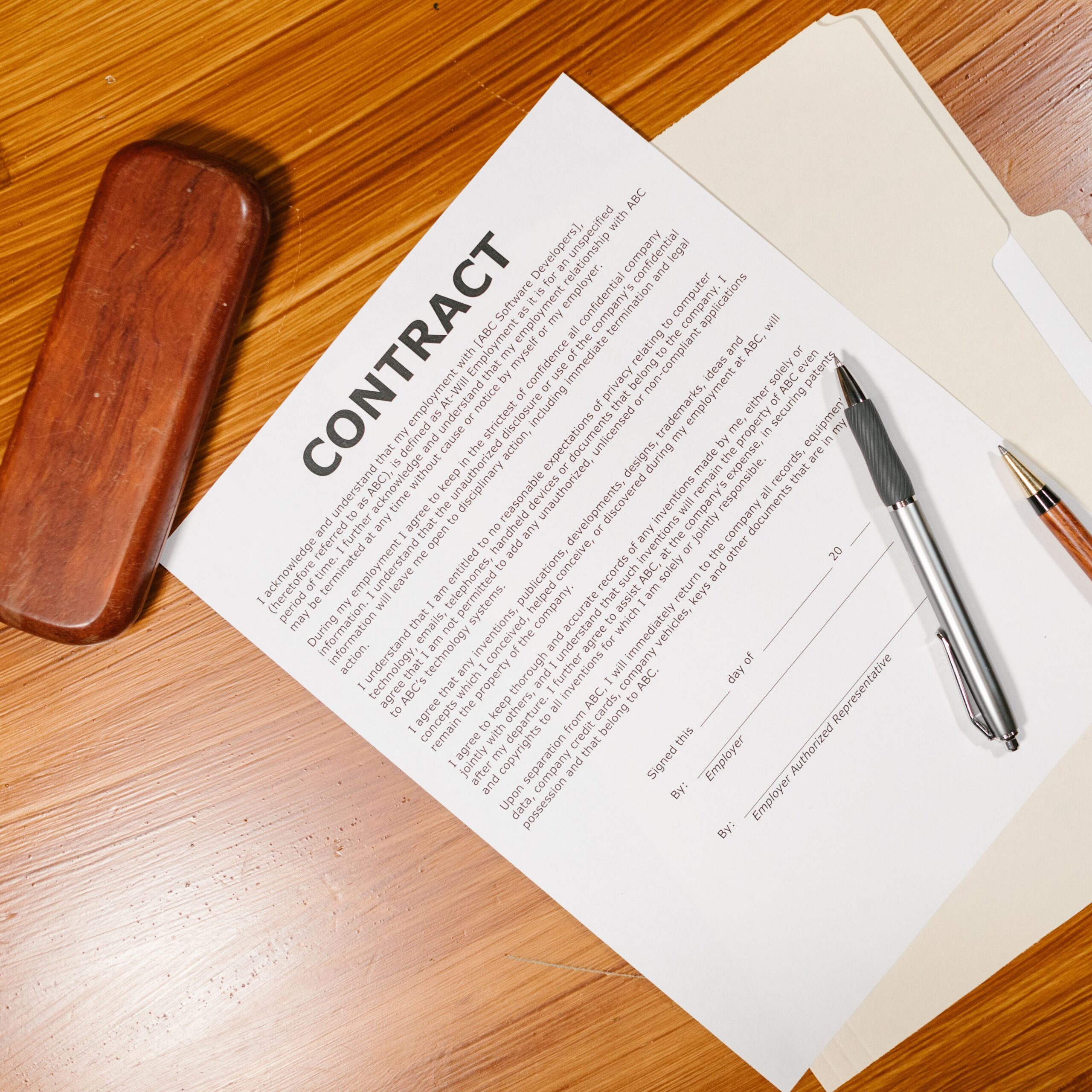 Contract checken