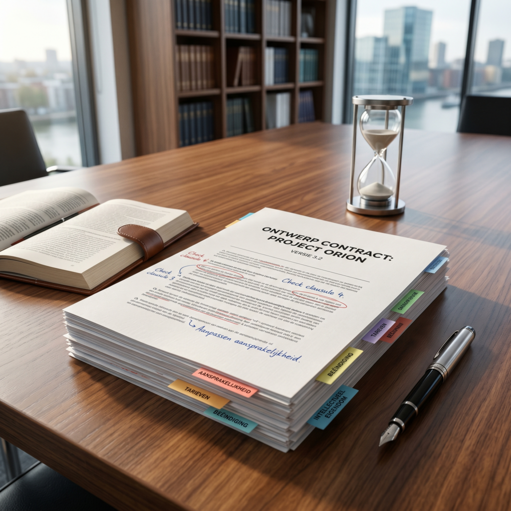 Contract laten opstellen kosten